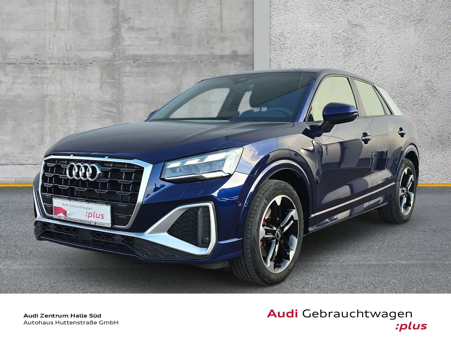 Audi Q2 35 TFSI S tronic S line AHK Navi Kamera Blau - 1