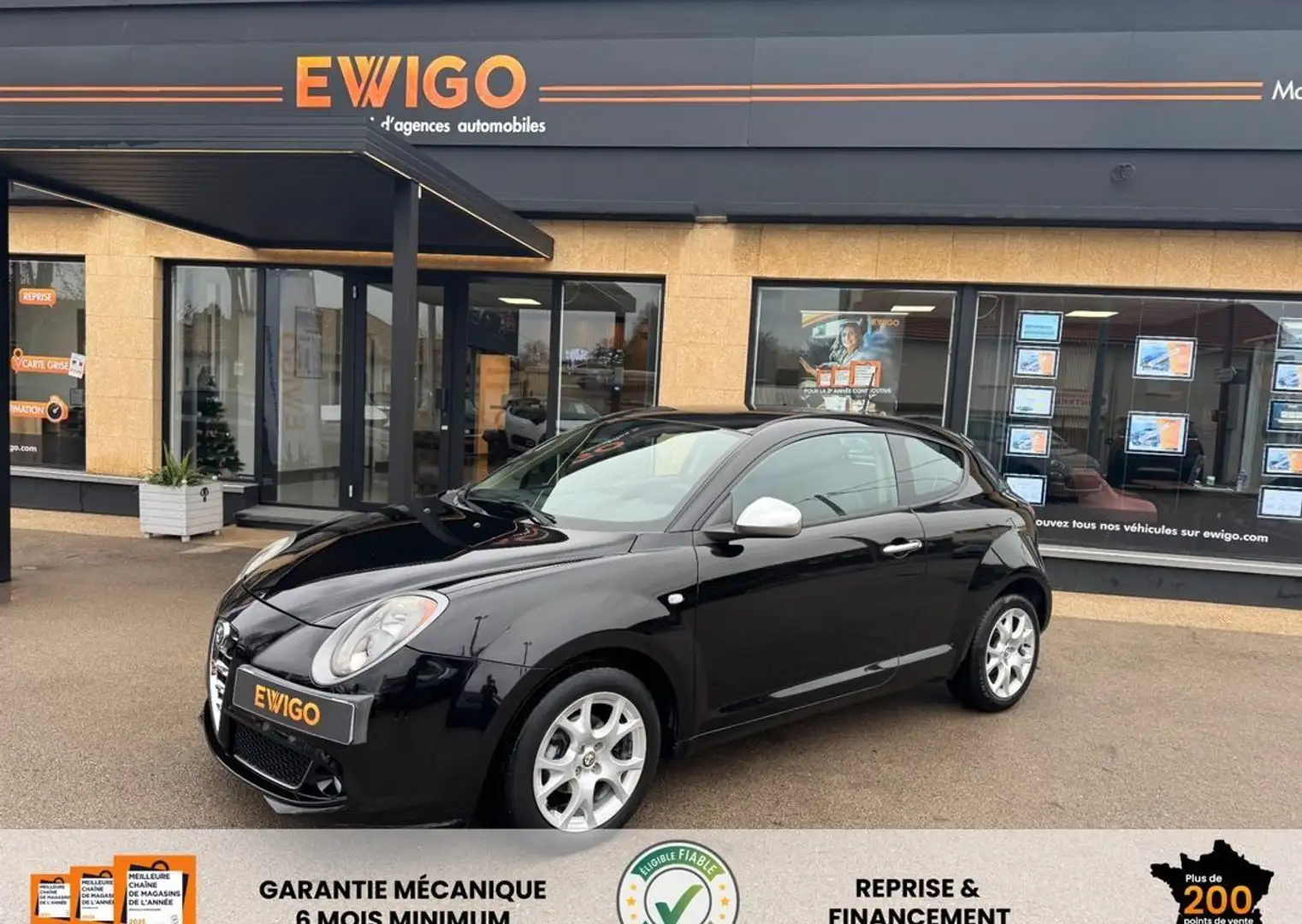 Alfa Romeo MiTo 1.4 mpi 78ch distinctive stop&start Noir - 1