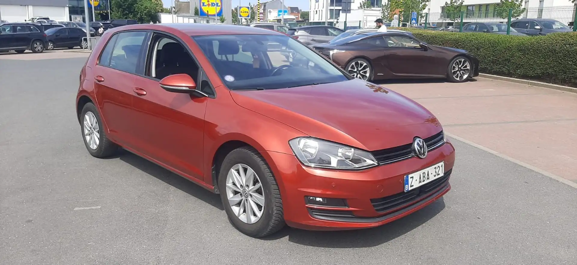 Volkswagen Golf 1.4 TSI Highline 1er propriétaire Rouge - 1