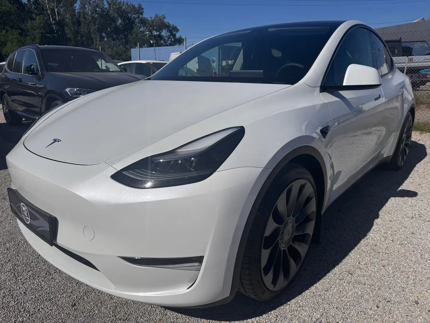 Tesla Model Y Performance Dual AWD Weiß - 1