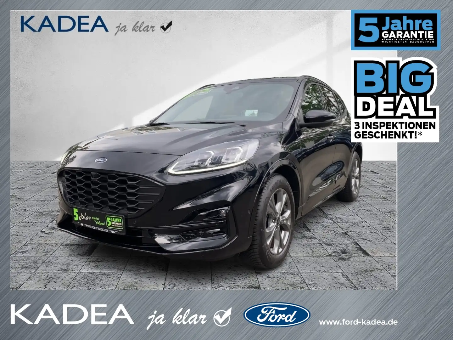 Ford Kuga 1.5 EcoBoost ST-Line X AHK*PANORAMA*ACC*KAM Schwarz - 1