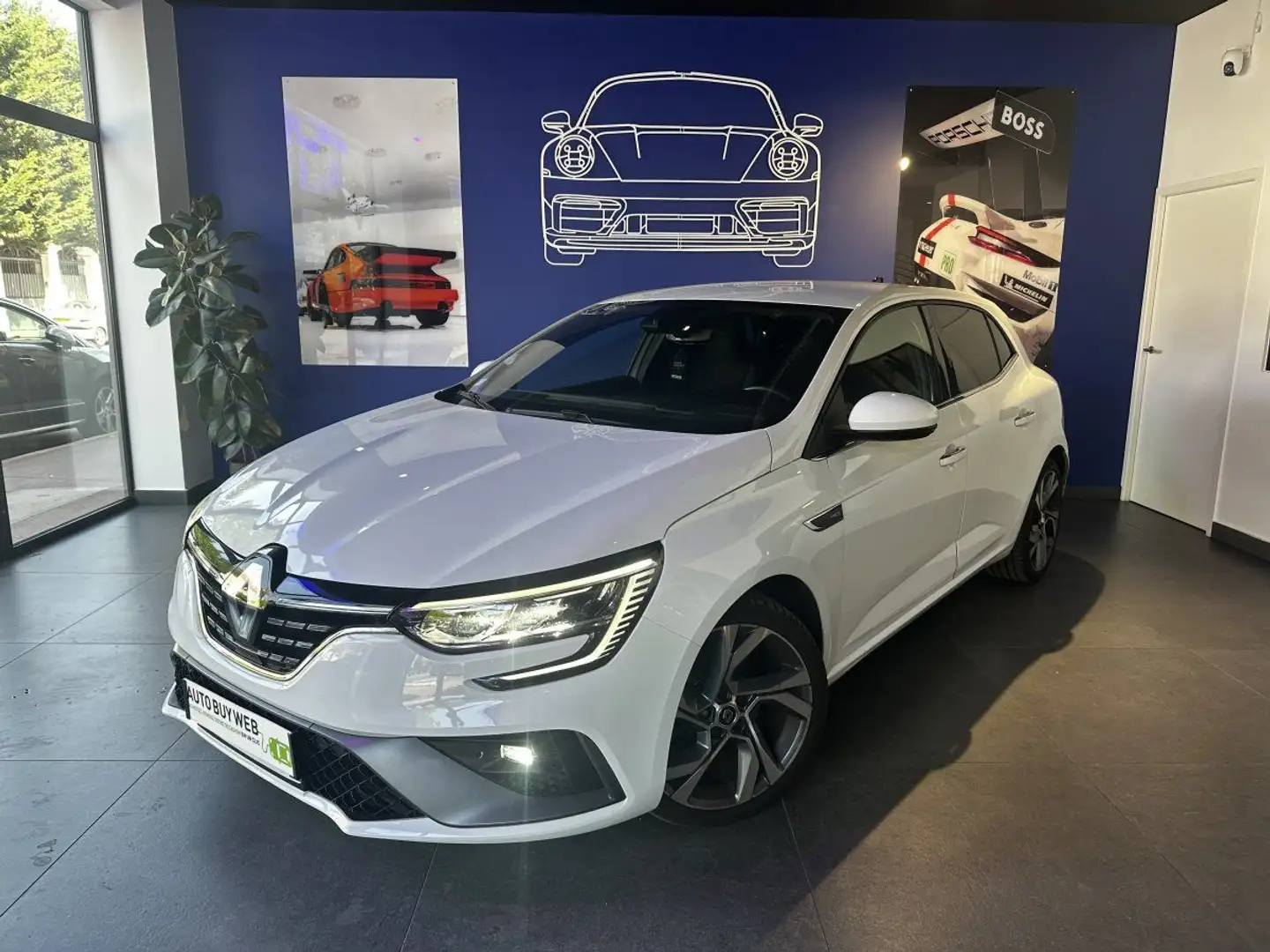 Renault Megane IV BERLINE TCe 140 EDC FAP RS LINE/ ENTRETIEN / SI Blanc - 1