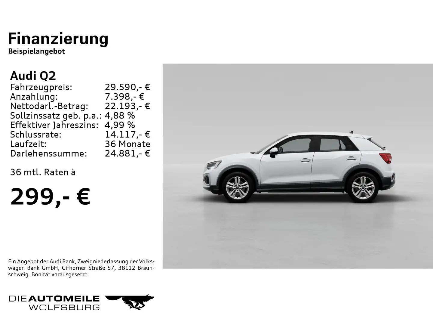 Audi Q2 35 TFSI S tronic advanced LED/SitzHZ/PDC/KLIM Weiß - 2