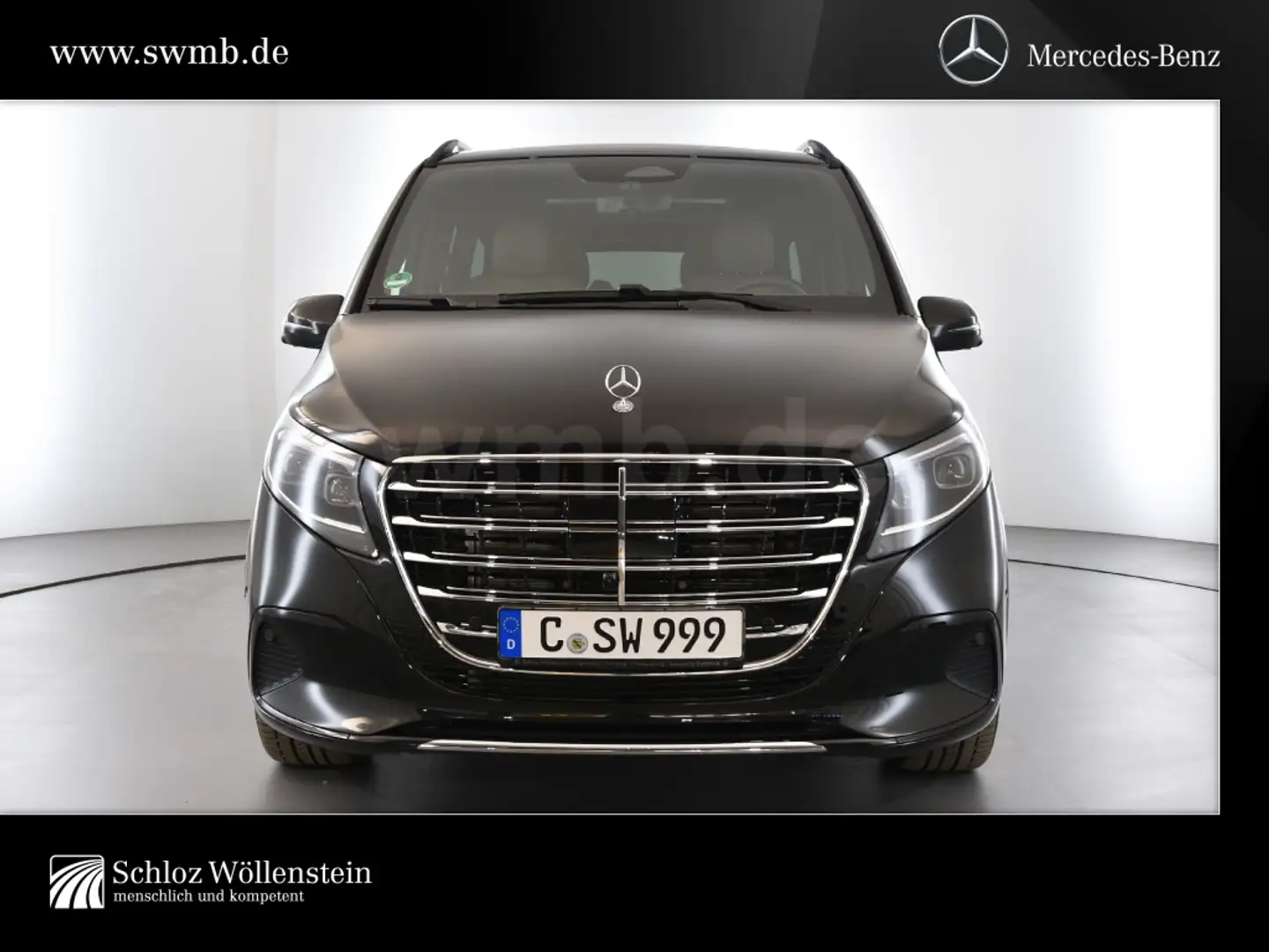 Mercedes-Benz V 300 4x4 EXCLUSIVE MBeam*Sthzg*MBUX*Pano*AHK2,5 Schwarz - 2