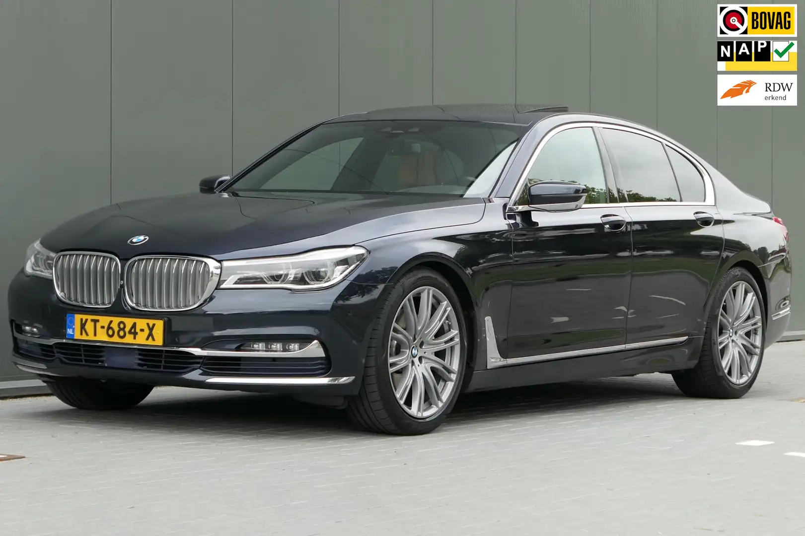 BMW 730 7-serie 730d High Executive Harman/Kardon 360camer Blauw - 1