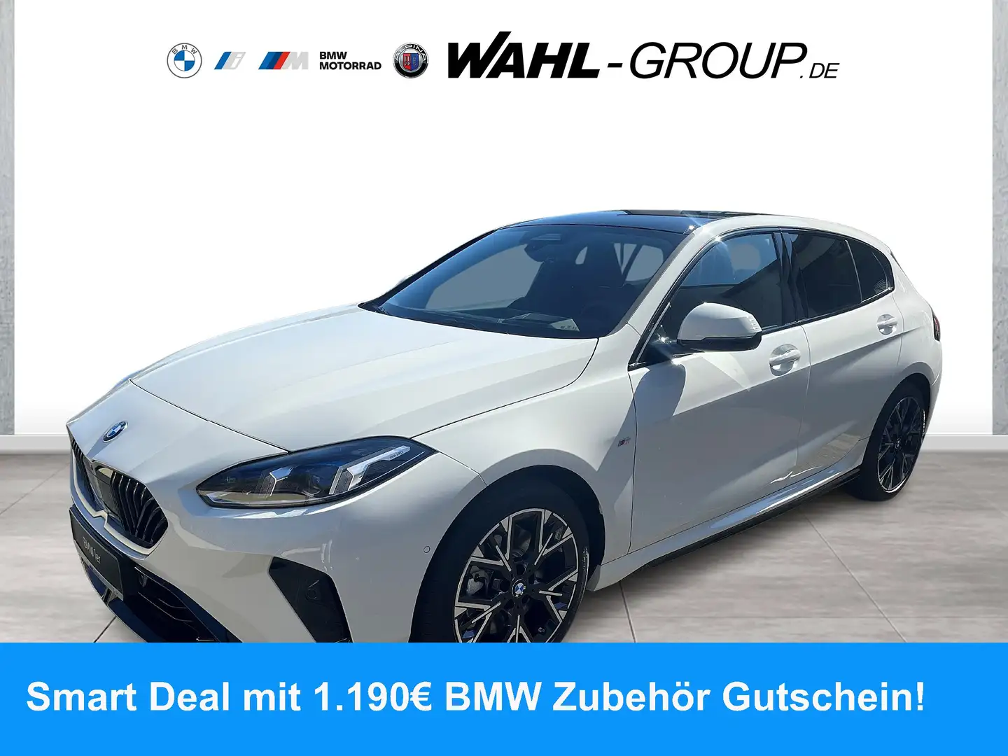 BMW 123 xDrive M Sport AHK HarmanKardon HeadUp LED Blanco - 1