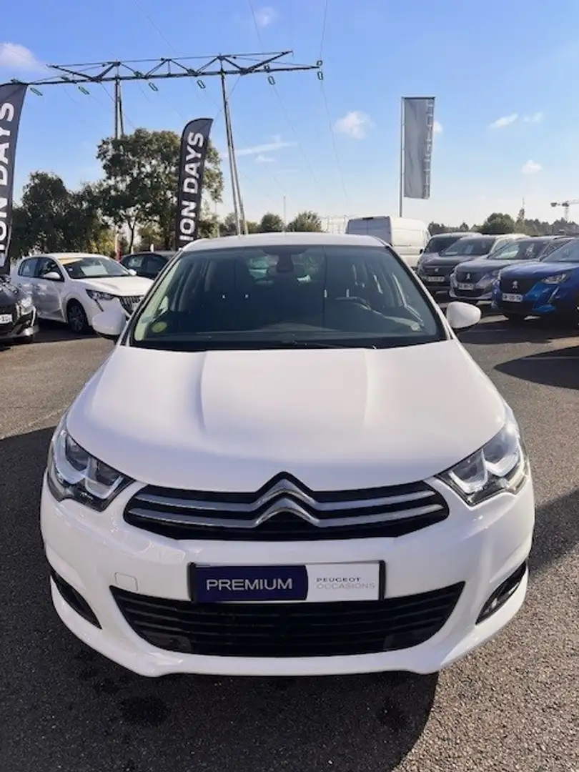 Citroen C4 1.6 BLUEHDI 120 FEEL EAT6 Blanc - 2