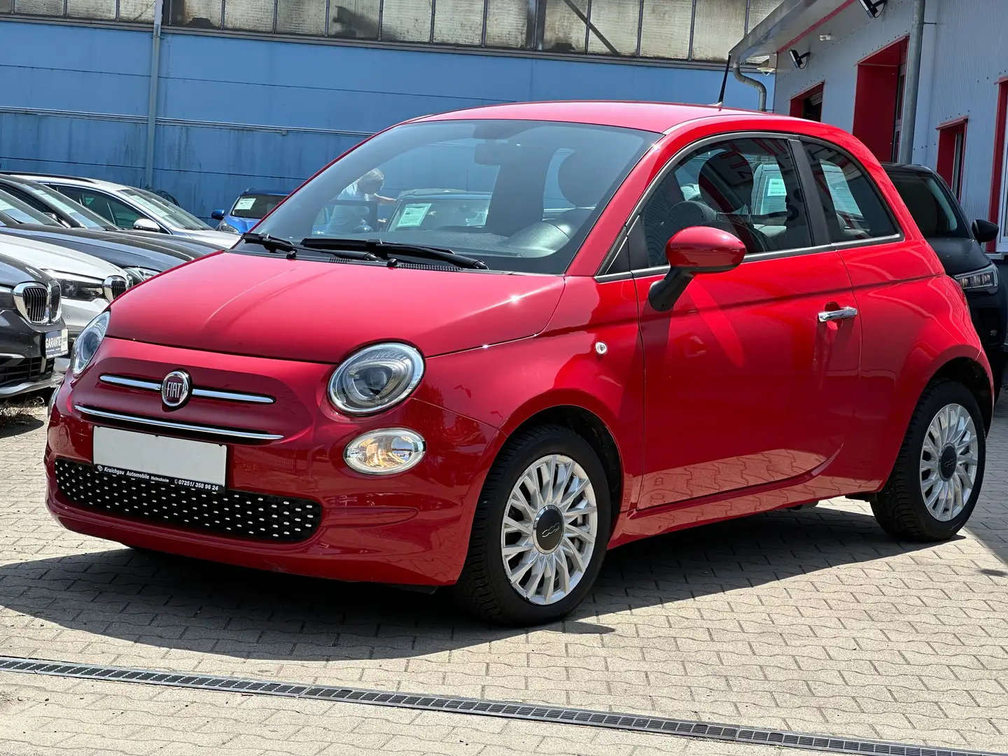 Fiat 500 1.0 Hybrid Club*TüV Neu*KLIMA*TEMPO*ALU*DAB* Rot - 1