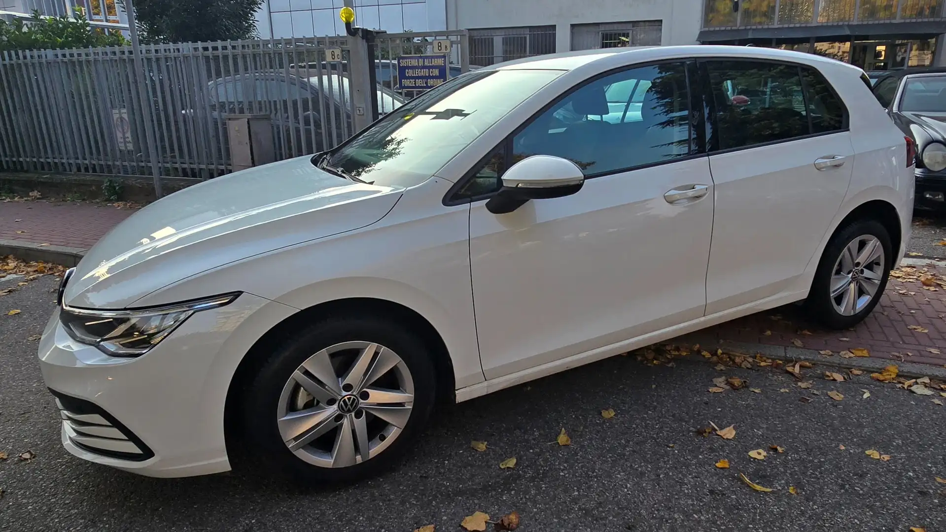 Volkswagen Golf Golf VIII 2.0 TDI 115 CV Style DSG OK NEOPATENTATI Bianco - 2