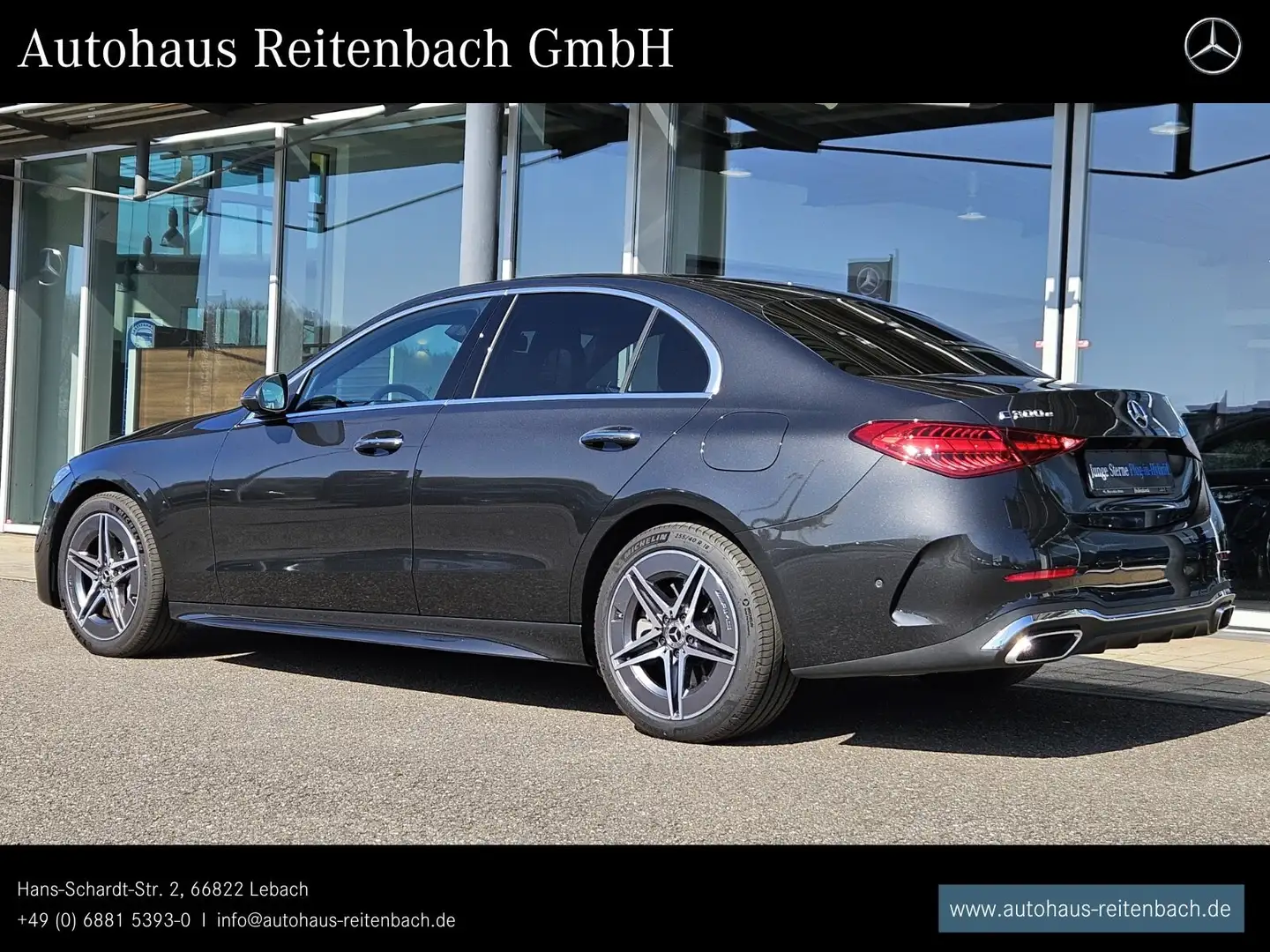Mercedes-Benz C 300 C300e LIMO AMG+DISTR+BURMES-3D MEMO+360°+KEYLESS Grau - 2