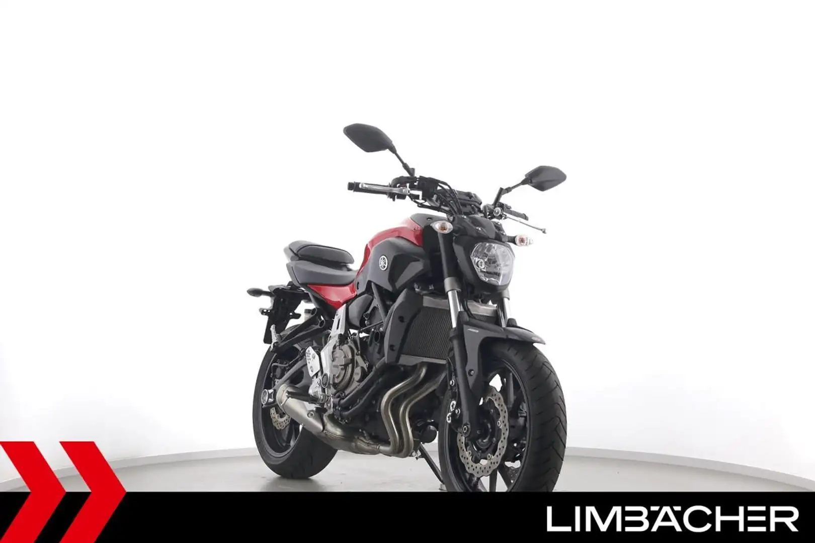 Yamaha MT-07 GEDROSSELT Rouge - 2