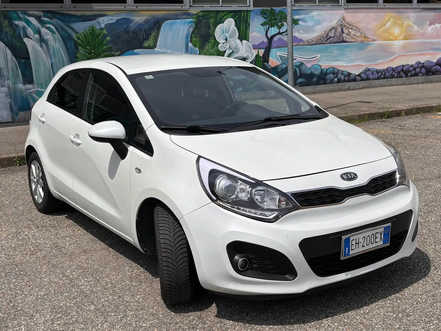 Kia Rio Rio III 2011 5p 1.2 EX PLUS (GPL) Bianco - 1