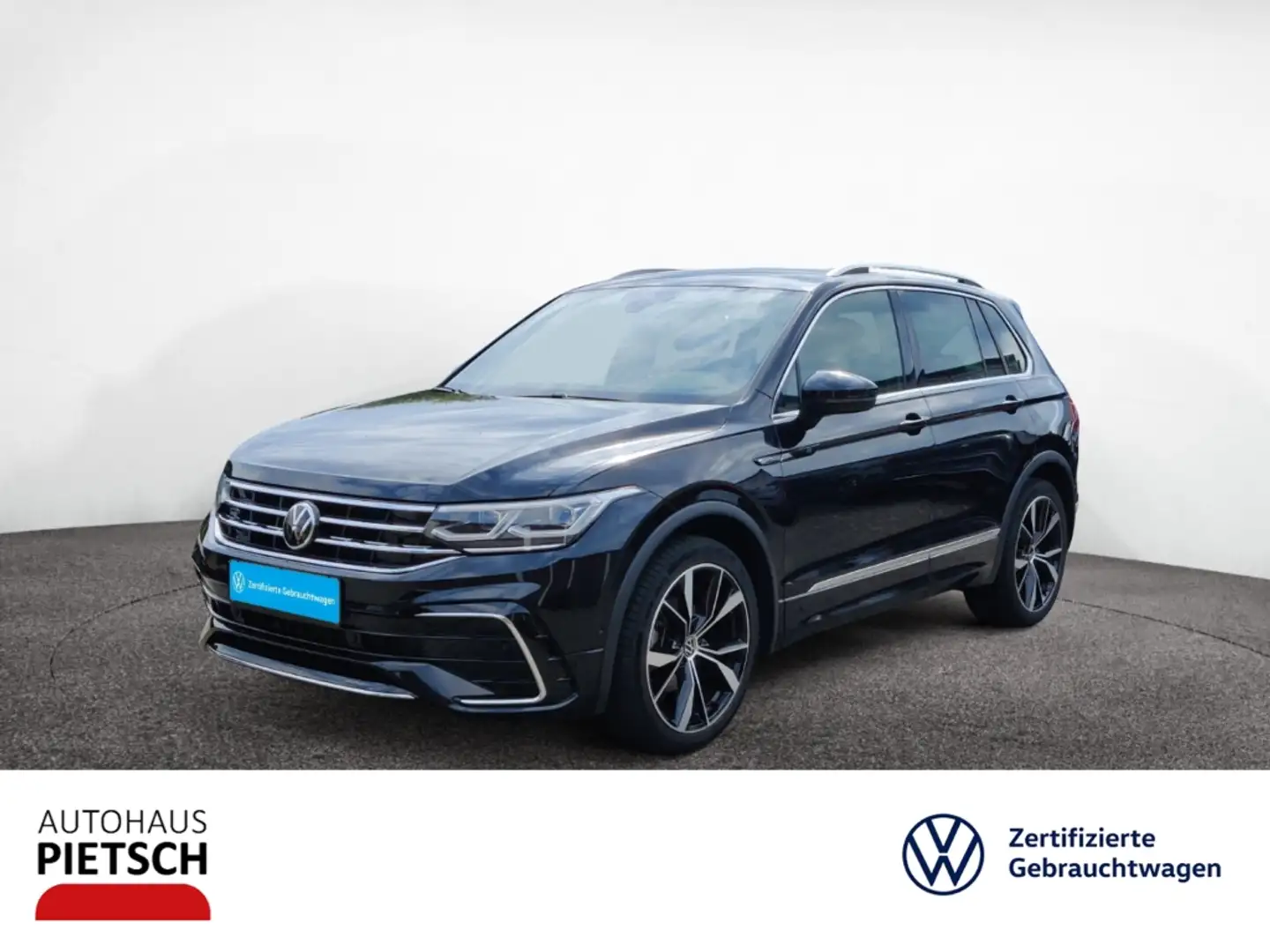 Volkswagen Tiguan 1.5 TSI R-Line DCC IQLight AHK AssistPlus Schwarz - 1