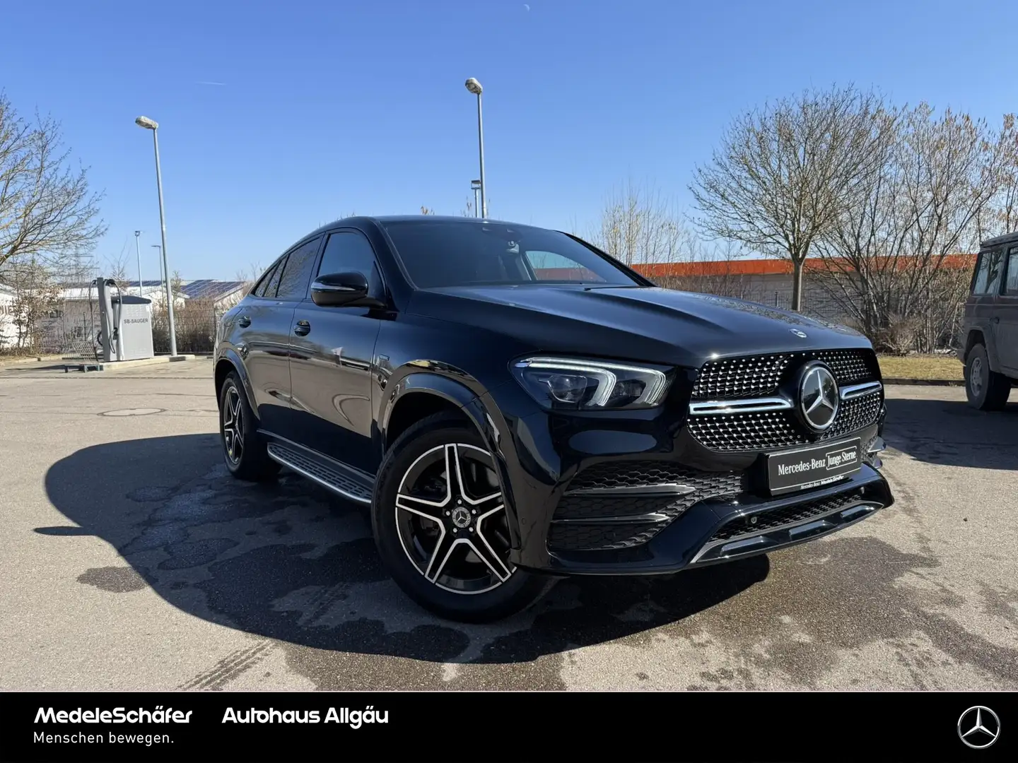 Mercedes-Benz GLE 350 GLE 350 de 4M Coupé AMG Night Dist AHK MLED Kam Zwart - 2