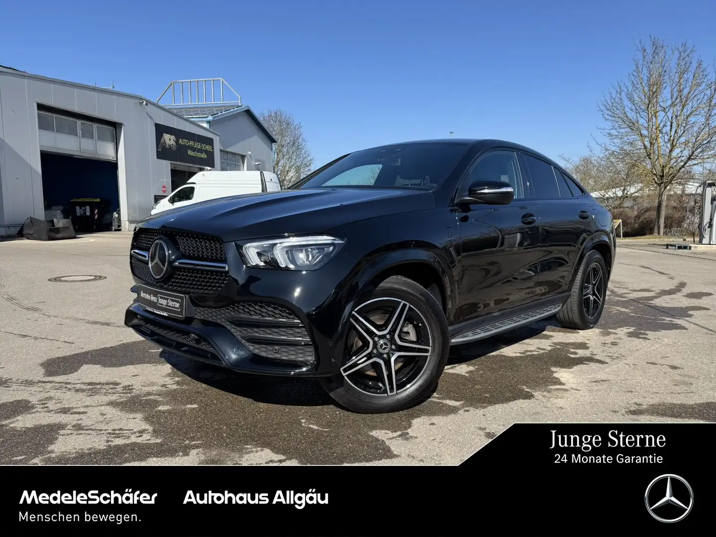 Mercedes-Benz GLE 350 GLE 350 de 4M Coupé AMG Night Dist AHK MLED Kam Noir - 1