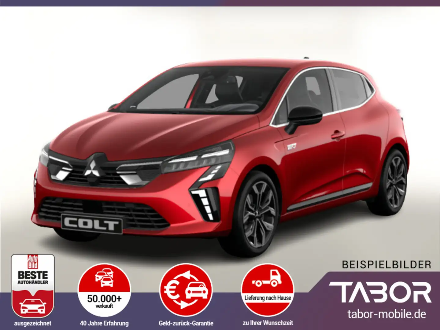 Mitsubishi Colt 1.6 HEV 143 Nav Bose ACC KeyL PDC 360° 17Z Rot - 1
