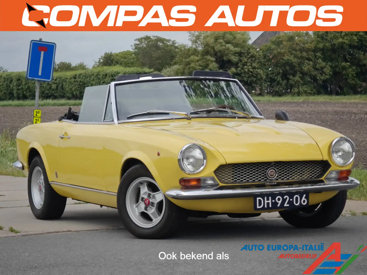 Fiat 124 Spider 2.0 L Galben - 1