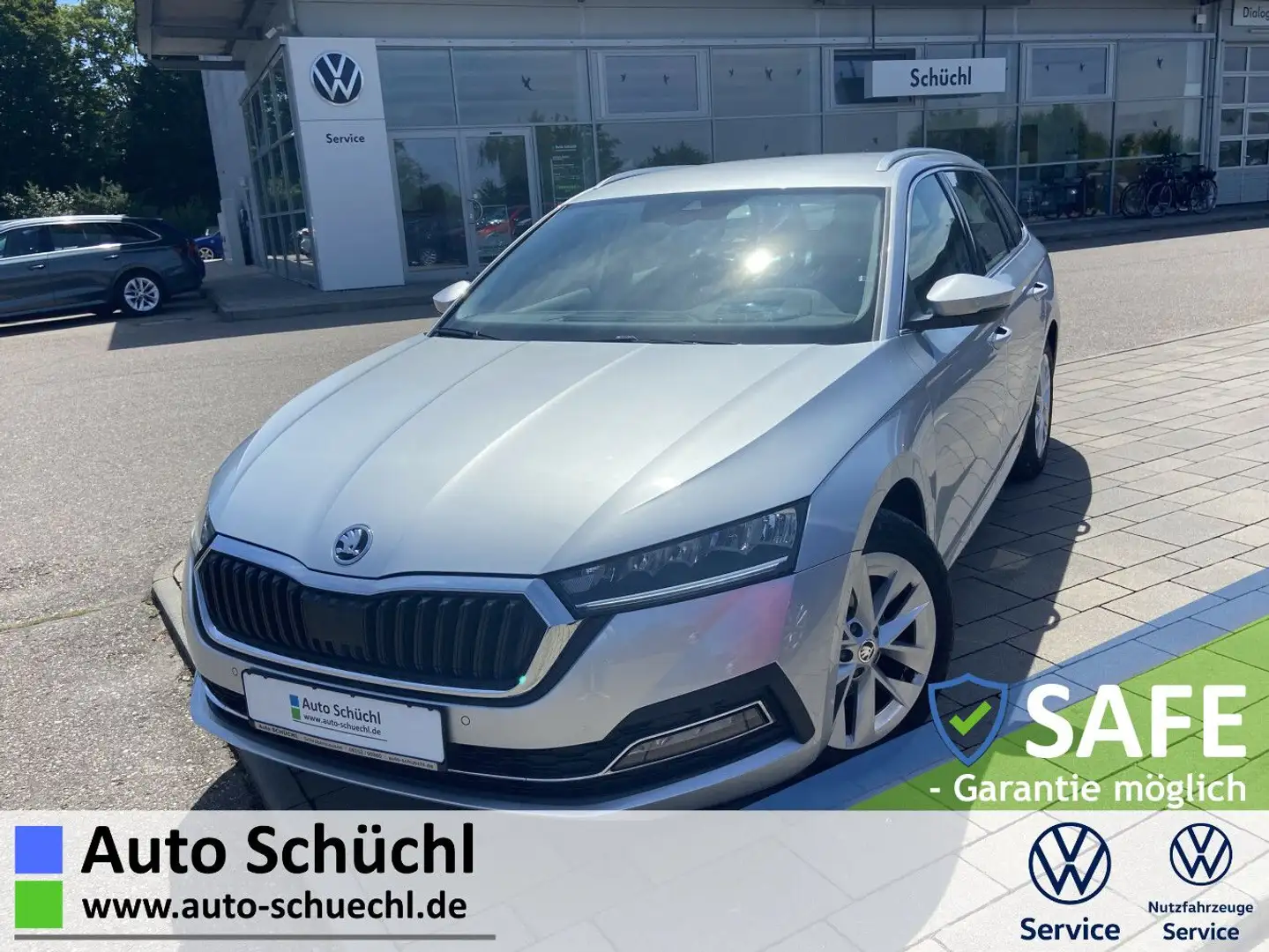 Skoda Octavia Combi 2.0 TDI DSG Style AHK+17"+NAVI-COL Silber - 1