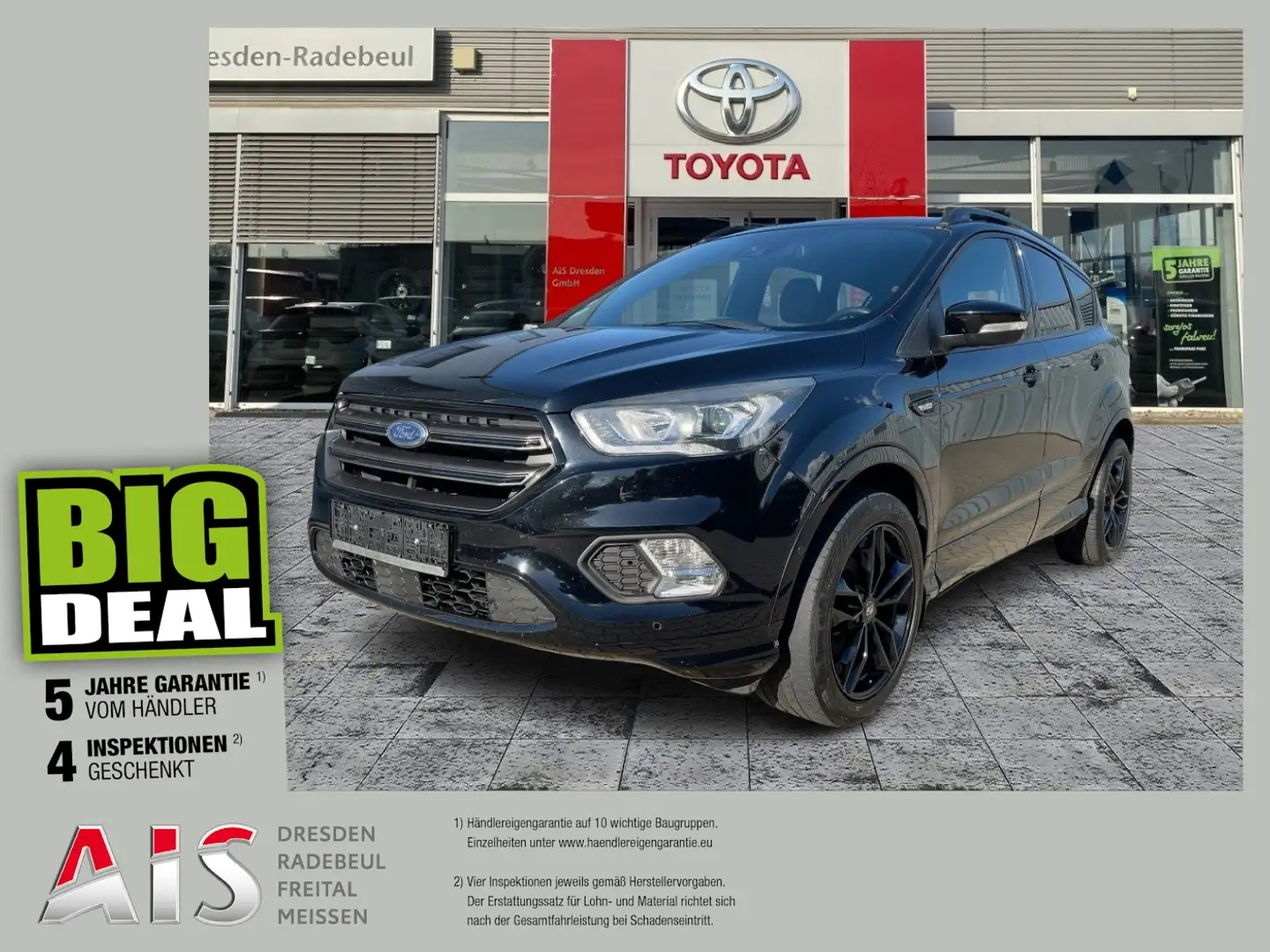 Ford Kuga 1.5 EcoBoost ST-Line AHK*Navi*KAM*SHZ*DAB Schwarz - 1