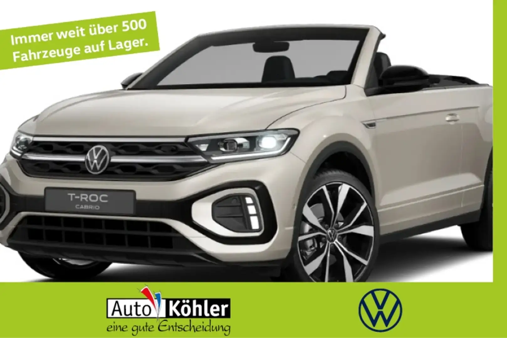 Volkswagen T-Roc Cabriolet R-Line 1.5 l TSI OPF DSG Matrix Silber - 1