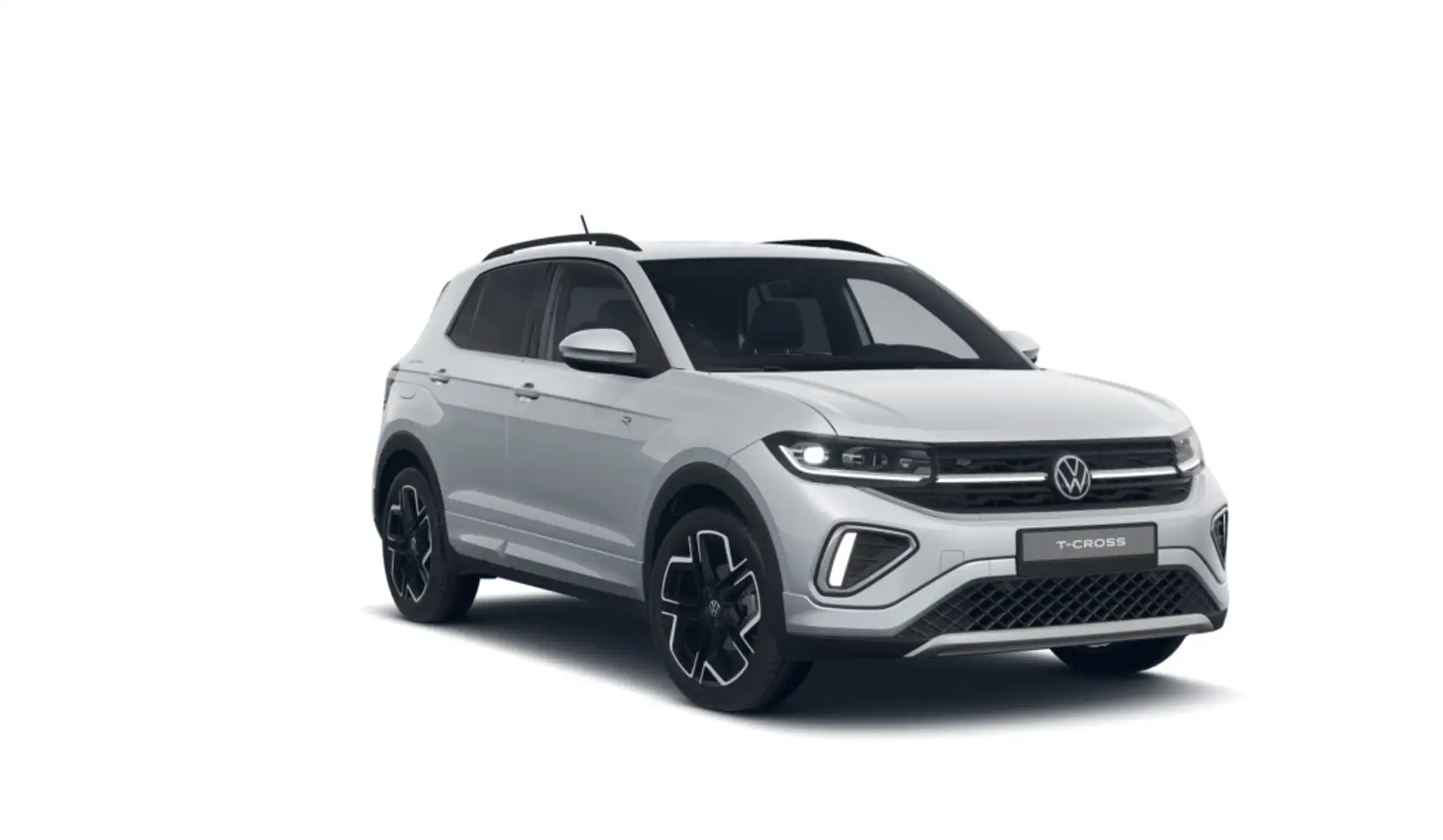 Volkswagen T-Cross 1.0 TSI R-Line 85kW Plateado - 2