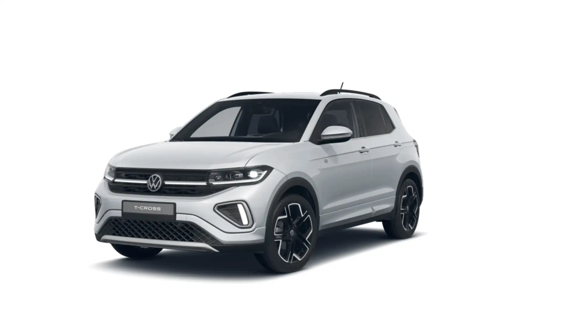Volkswagen T-Cross 1.0 TSI R-Line 85kW Plateado - 1