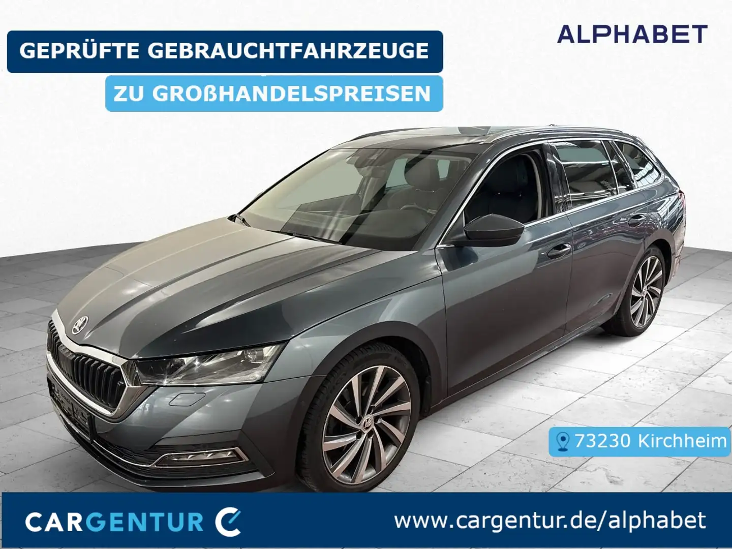 Skoda Octavia Combi 2.0 TDI First Edition Virtual Pano Gris - 1