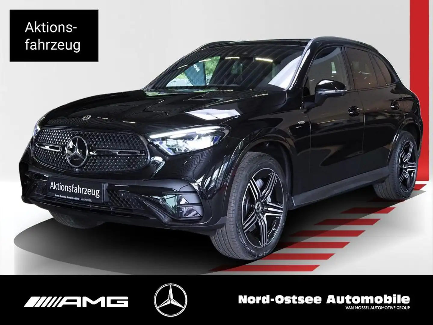 Mercedes-Benz GLC 400 e 4m AMG NIGHT PANO AHK BURMESTER 20-ZO Negru - 1