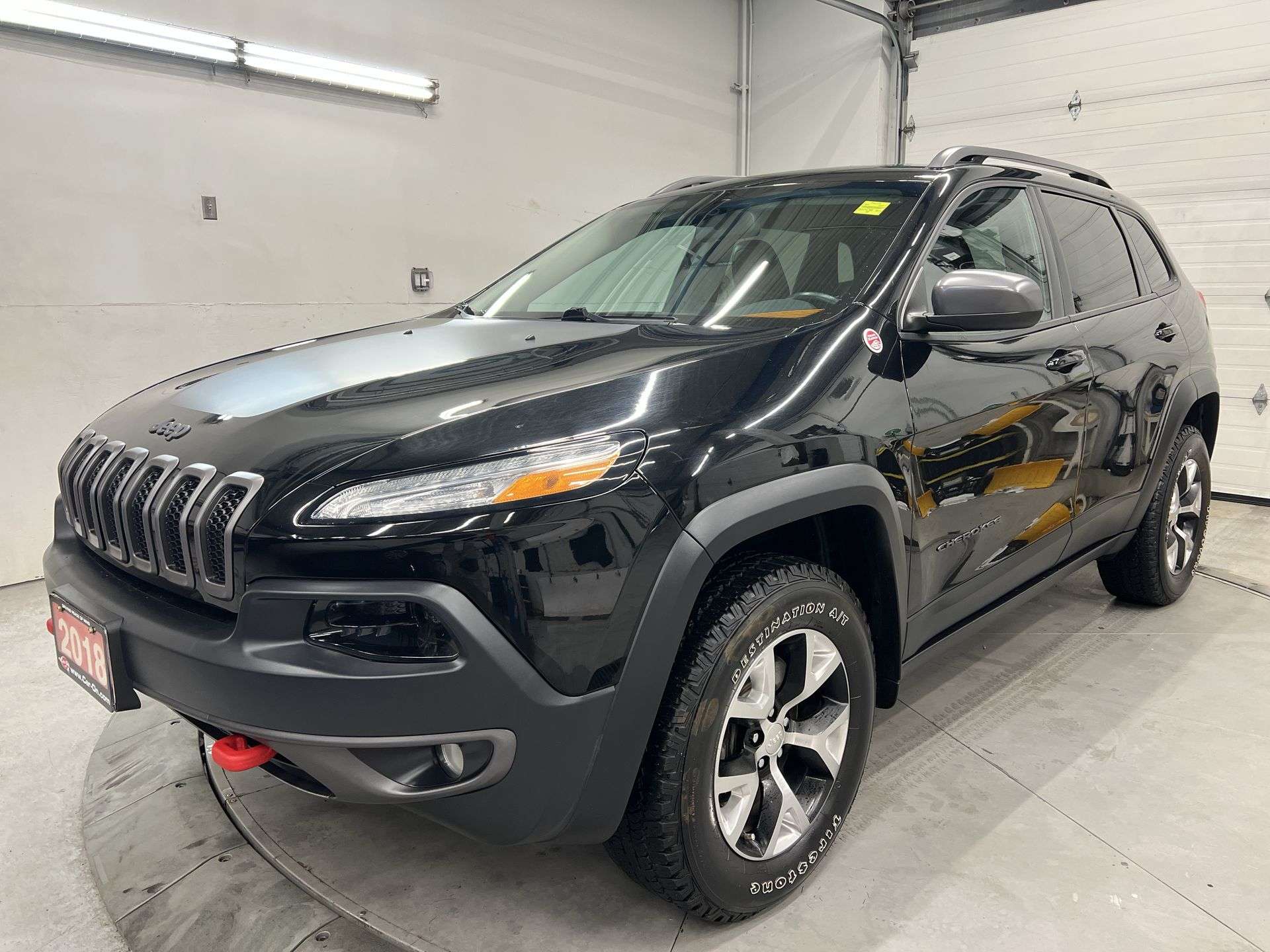 Black 2018 Jeep Cherokee SUV / Crossover Four-Wheel Drive Automatic