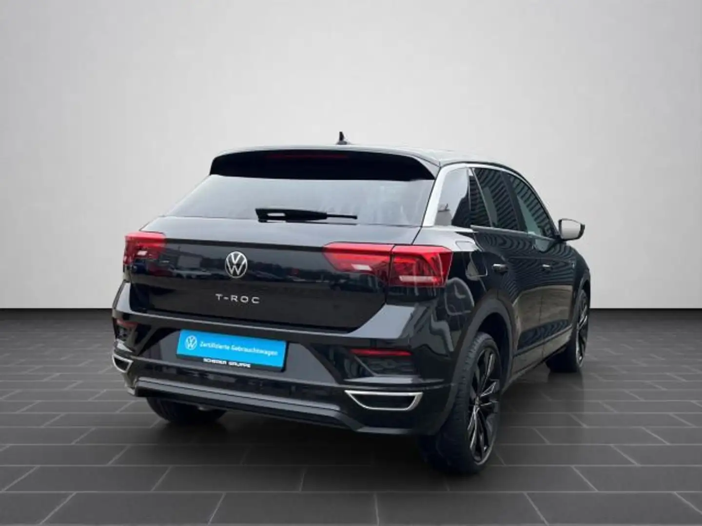 Volkswagen T-Roc 1.5 TSI DSG Sport R-LINE KAMERA AHK ACC LE Schwarz - 2