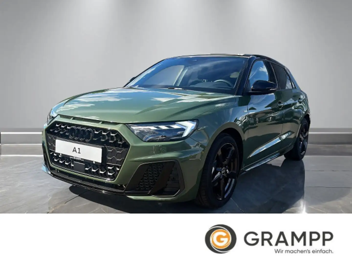 Audi A1 S line KAMERA+LED+ISOFIX+BT+SHZ+ Verde - 1