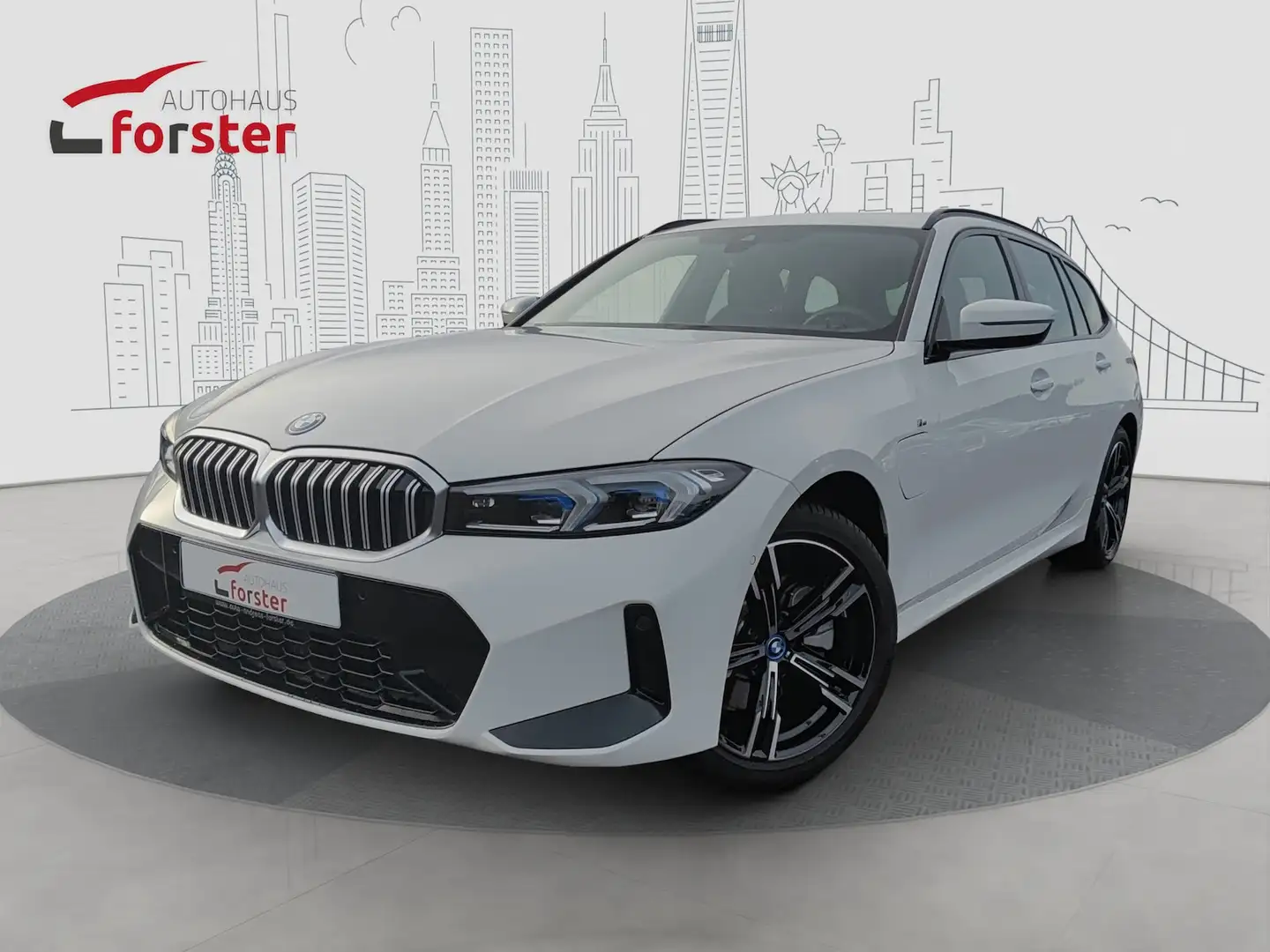 BMW 330 330e xDrive M Sport adapt.LED AHK HUD LiveCockp Weiß - 1