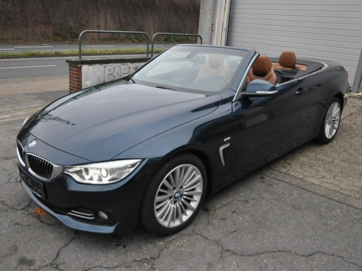 BMW 428 428i Cabrio Sport-Aut. Luxury Line Bleu - 1