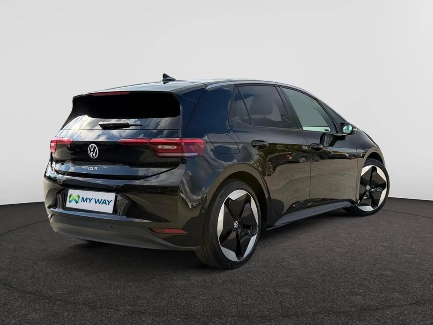 Volkswagen ID.3 Pro S Business 77 kWh 150 kW (204 pk) /// 360 graden camera /// IQ-lights /// zetel- en stuurveraming vooraan Noir - 2