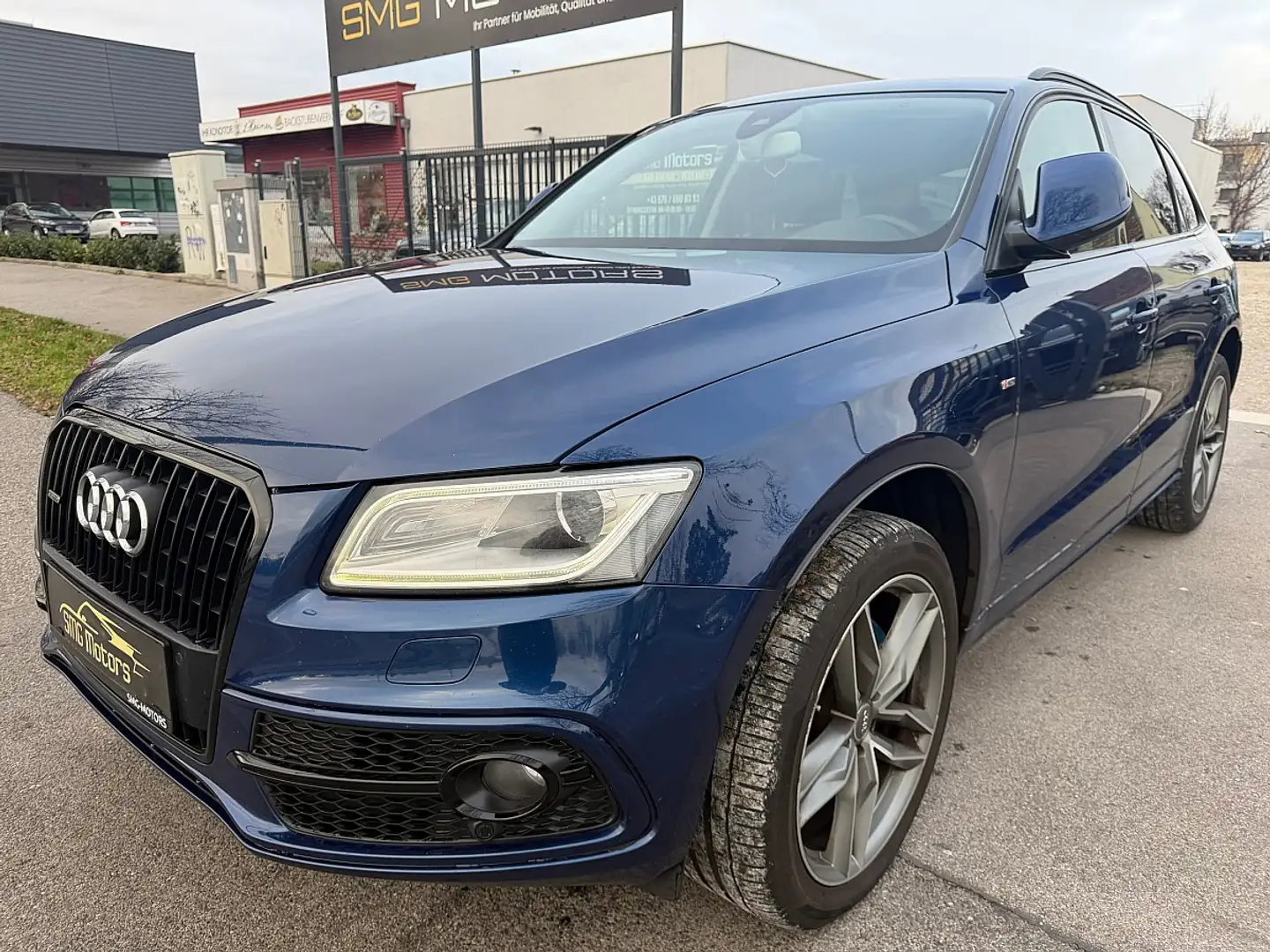 Audi Q5 3,0 TDI quattro Sport DPF S-tronic SLINE Blau - 2
