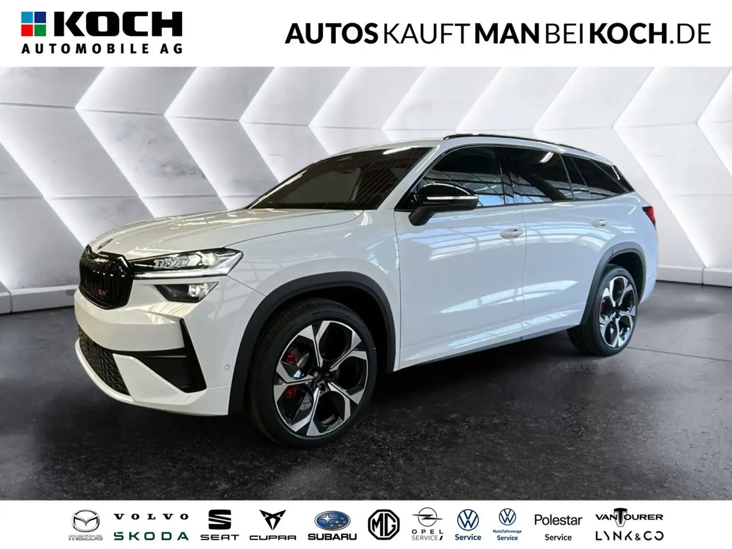 Skoda Kodiaq 2.0 TSI DSG RS 4x4 PANO STDHZ NAVI MATRIX Blanco - 1