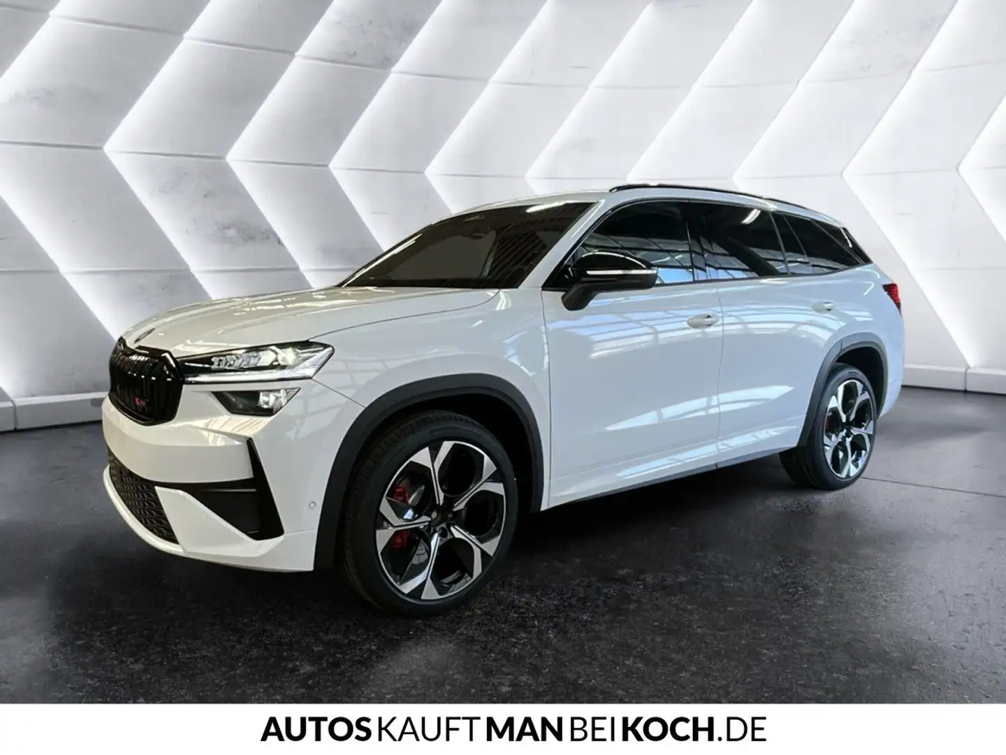 Skoda Kodiaq 2.0 TSI DSG RS 4x4 PANO STDHZ NAVI MATRIX Blanco - 2