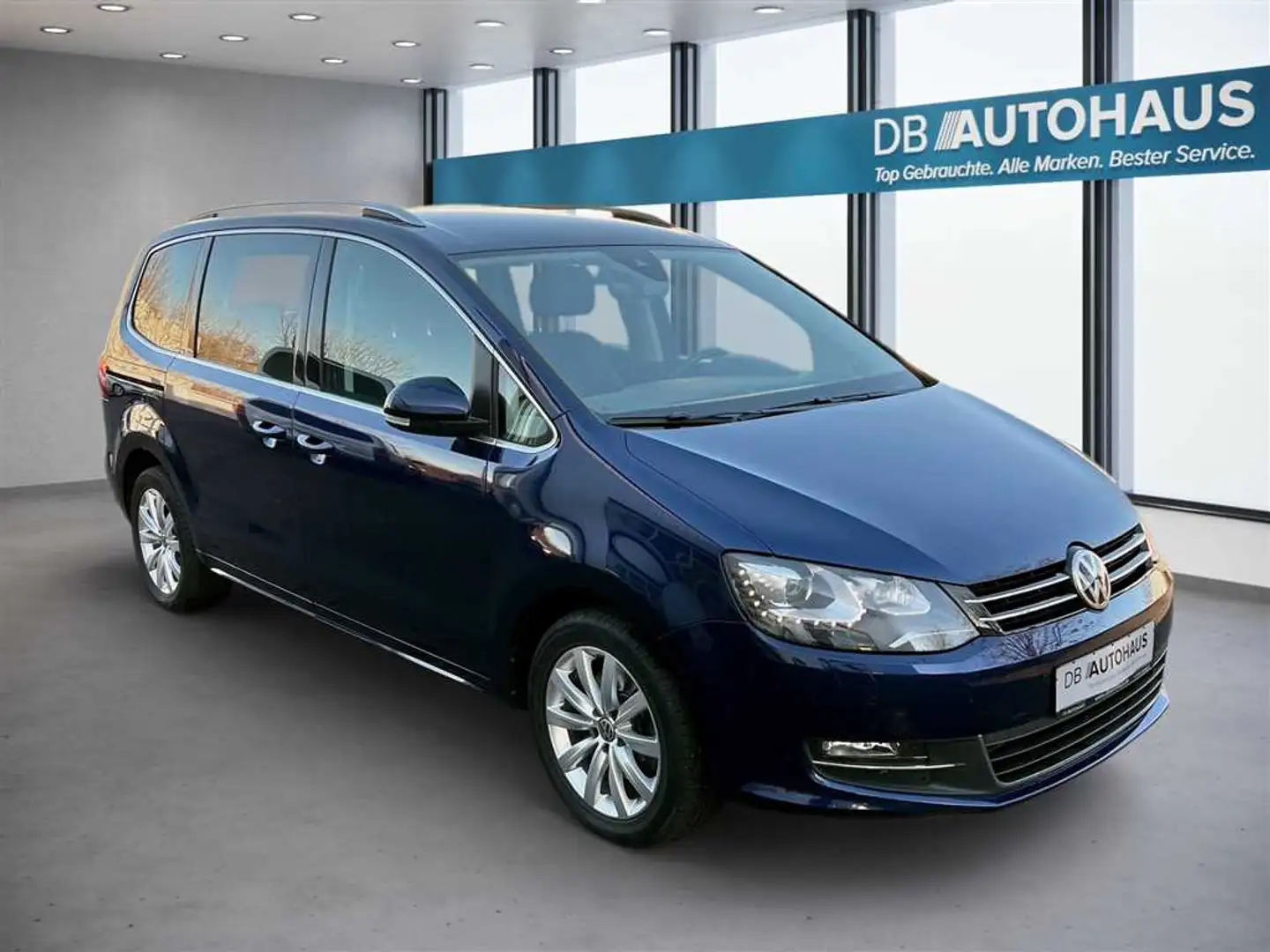 Volkswagen Sharan Highline 1.4 TSI DSG 7-Sitzer Blau - 2