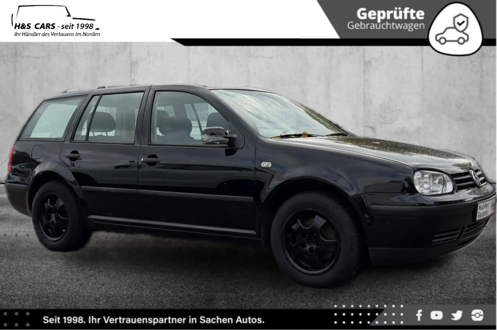 Volkswagen Golf 1.6 Sport EDT BLACK-Line E.SCHIEBD TÜV NEU Schwarz - 1