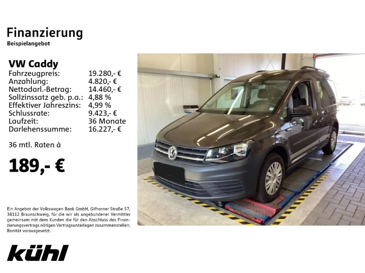 Volkswagen Caddy Beach 2.0 TDI DSG Standhzg. Kamera App Nav Brun - 2