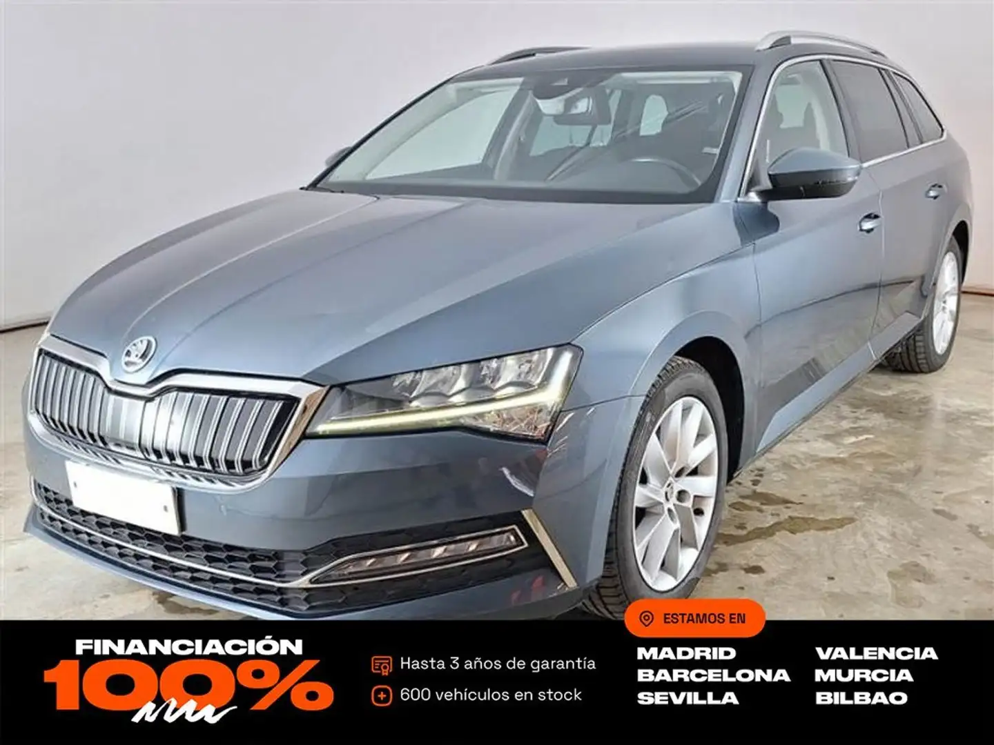 Skoda Superb Combi Ambition 1.4 TSI iV P-HEV DSG Gris - 1