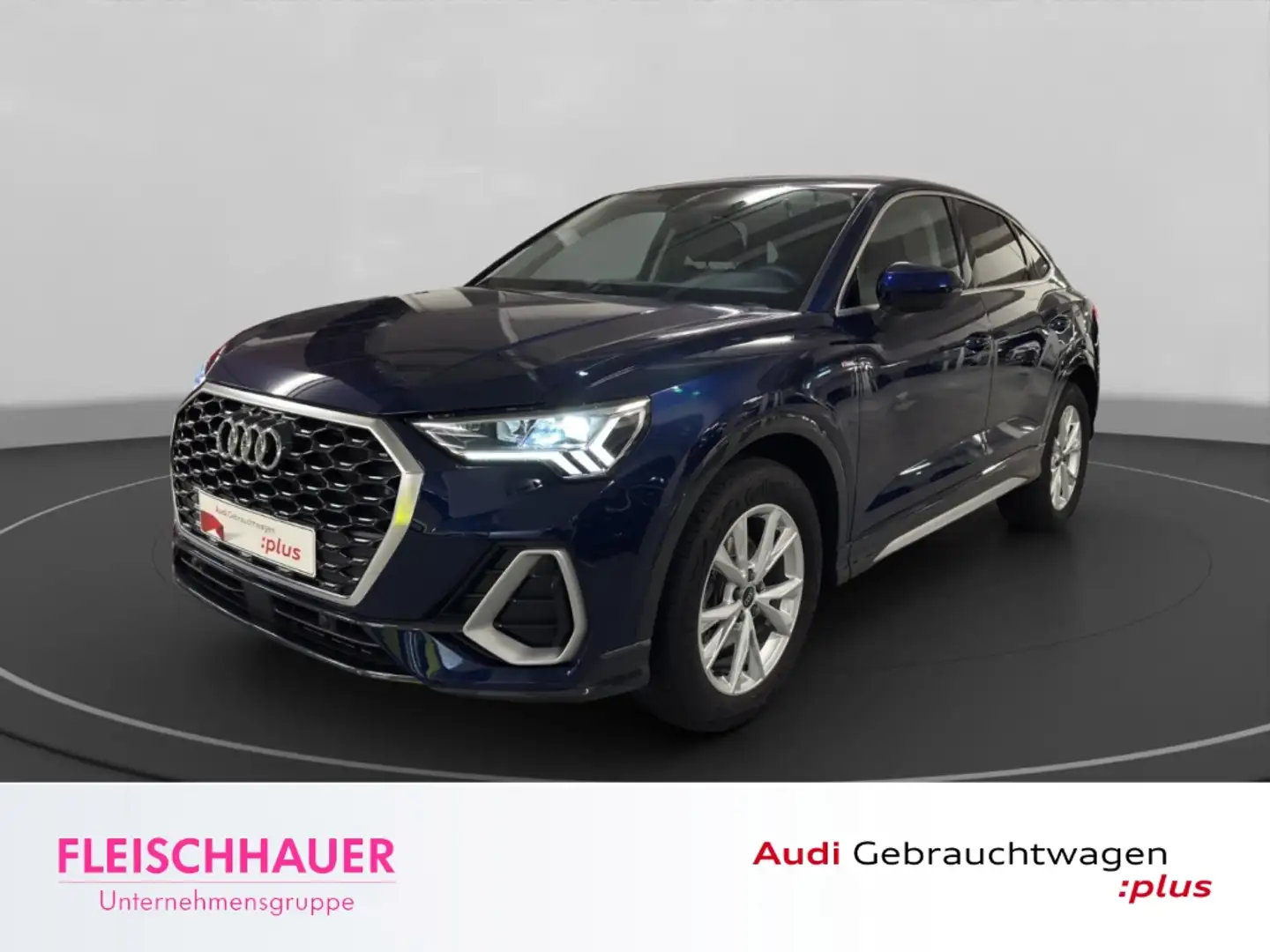 Audi Q3 Sportback 35 TDI S line 2.0 Navi+LED+AHK+Kamera+AC Blau - 1