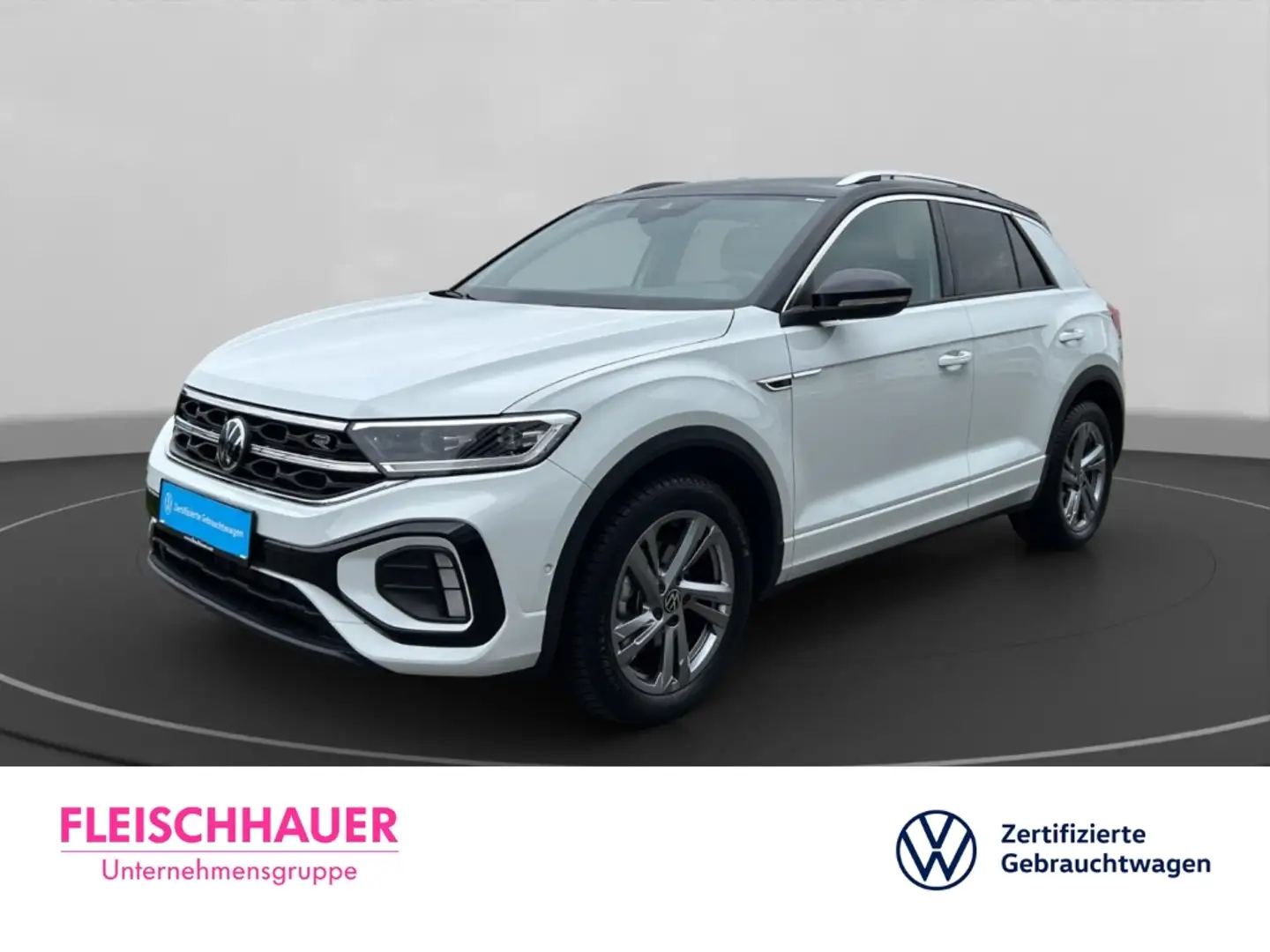 Volkswagen T-Roc R-Line 1.5 DSG+AHK+SHZ+ACC+LED Weiß - 1