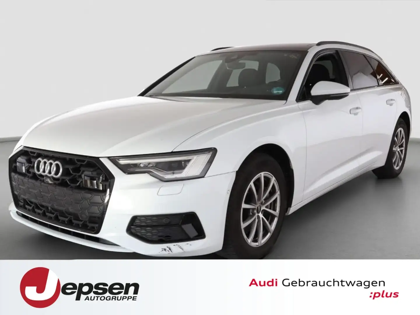 Audi A6 Avant Sport advanced 35 TDI S tr. PANO HUD 19 Blanc - 1