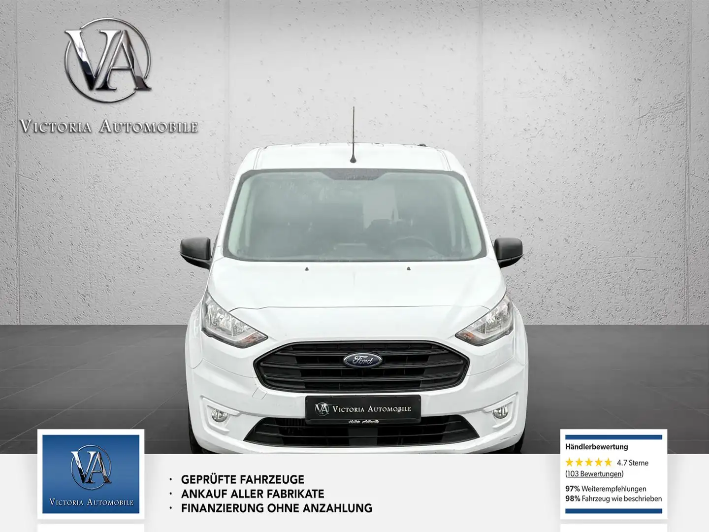 Ford Transit Connect Kasten Trend 2 Hand * Sortimo* Rückfahrkamera* Kur Weiß - 2