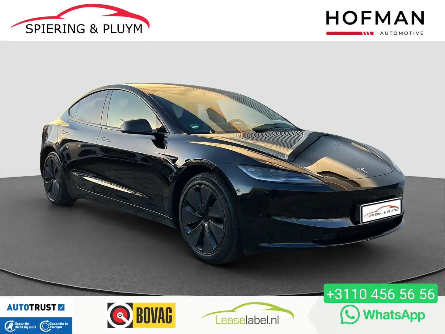 Tesla Model 3 Long Range AWD 78 kWh | Nederlandse auto | Nette s Noir - 1