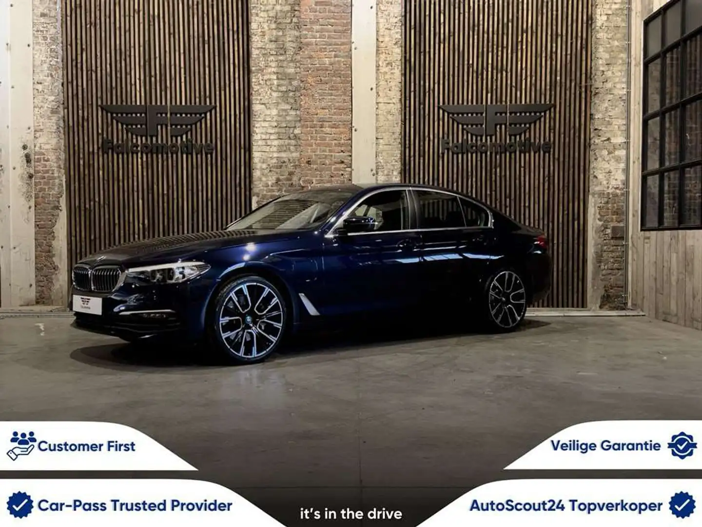 BMW 530 e*PHEV*SCHUIFDAK*WIFI*KEYLESS*LED*NAVI-PRO* Gris - 1