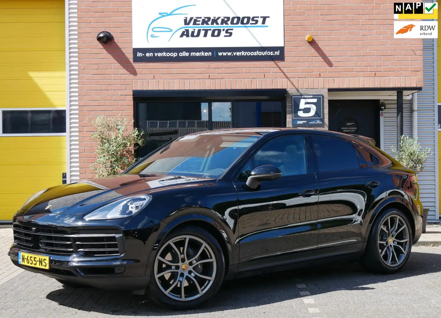 Porsche Cayenne Coupé 3.0 pano. sportchrono. sport uitl.lucht veri Nero - 1