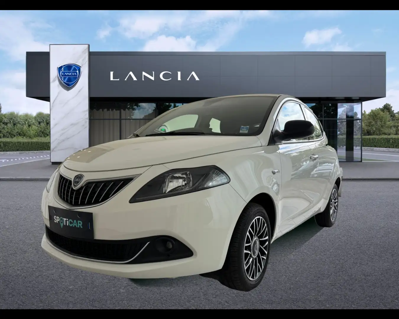 Lancia Ypsilon 1.0 FireFly Hybrid Platino Bianco - 1