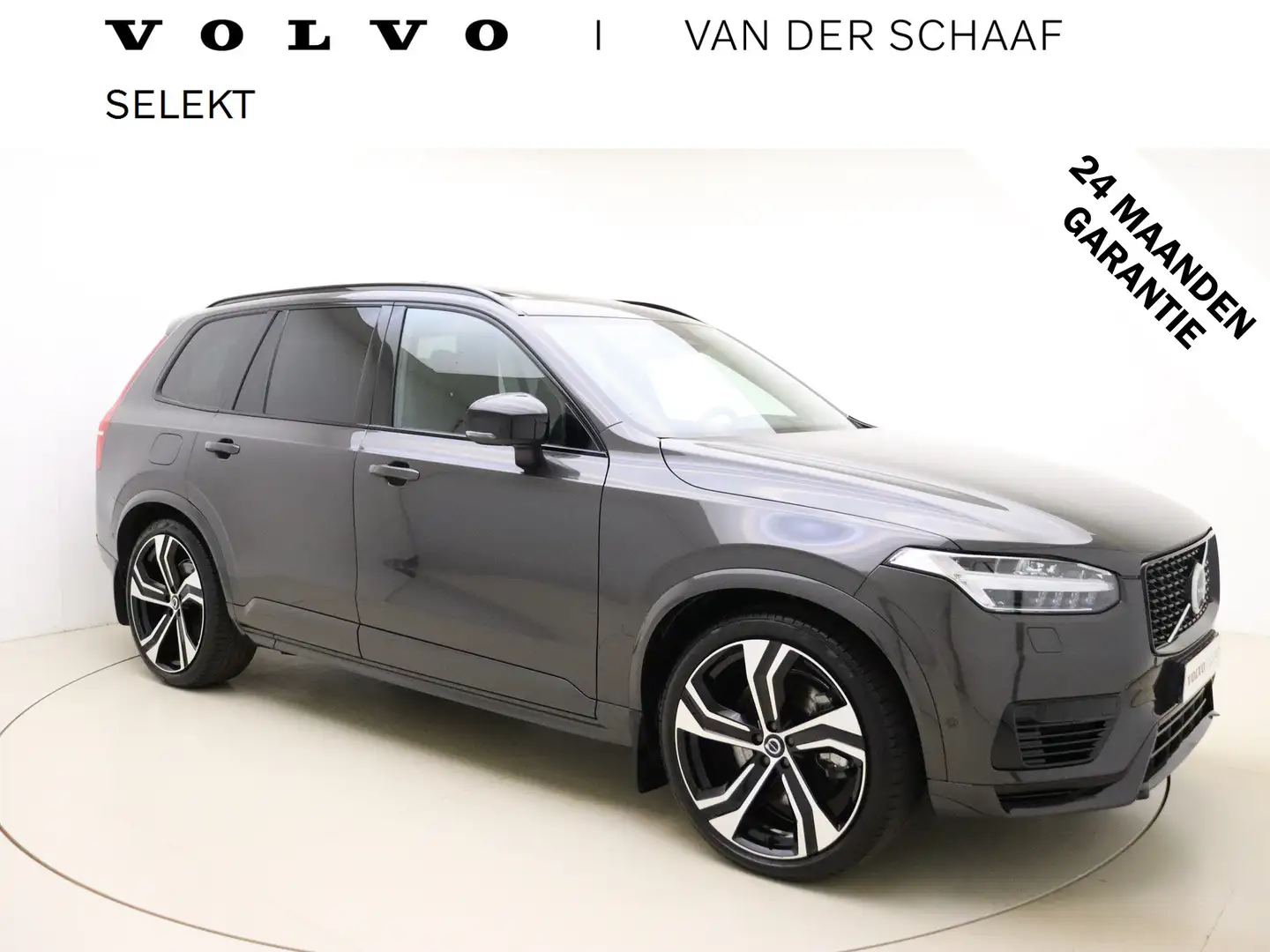 Volvo XC90 T8 455pk AWD Ultra Dark / Luchtvering / Bowers & W Gris - 1